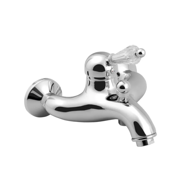 Opbouw Badkraan Sapho Kirk� Mengkraan Retro Kristal 1-hendel 11.5 cm Chroom Lage Kosten