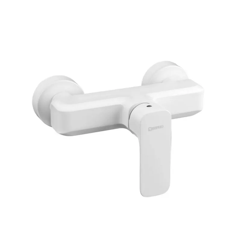 Opbouw Douchekraan Sapho Spy Mengkraan 1-hendel 19.5 cm Mat Wit Merkproduct