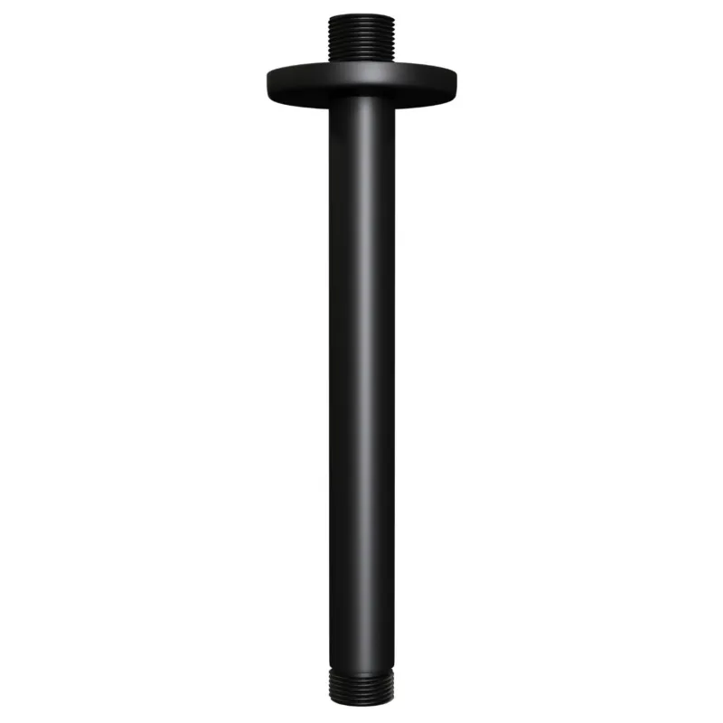 Favoriet Plafonduitloop Brauer Black 20 cm Mat Zwart
