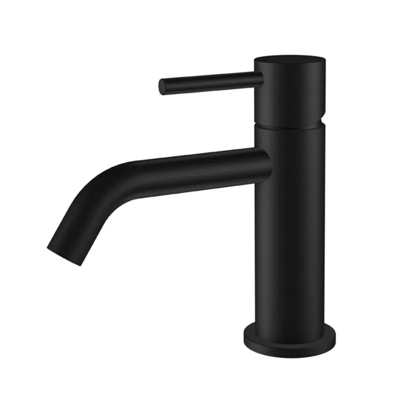 Premium Wastafelmengkraan Opbouw Wiesbaden Style Uitloop 6.5 cm 1-hendel Mat Zwart