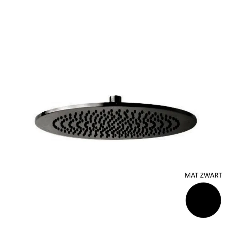 Hoofddouche Sanimex Giulini Rond 25 cm Mat Zwart Must-Have