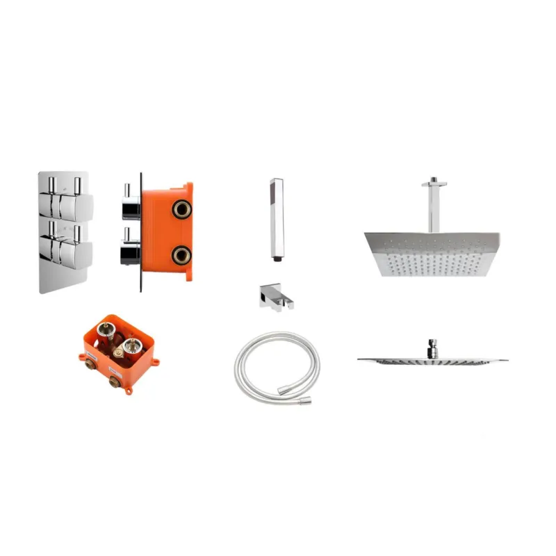 Inbouw Regendoucheset Best Design Piazza met Inbouwbox P-300 x 300 Goedkoop
