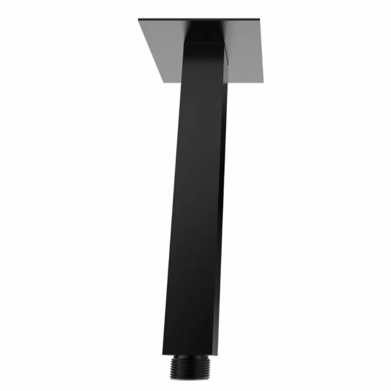 Douche-Arm Wiesbaden Luxe Vierkant Plafondbevestiging 30 cm Mat Zwart Fabrieksprijs