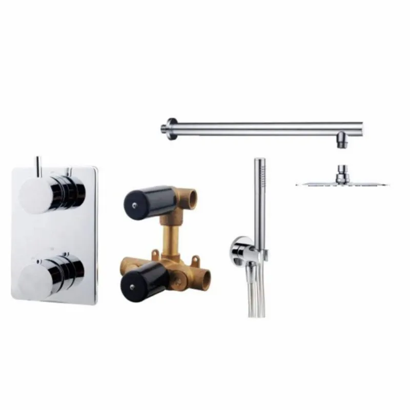 Aanbieding Wiesbaden one-pack inbouwthermostaatset type 115 (20cm ufo)