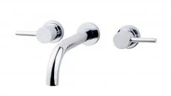 Wiesbaden Caral inbouw-wastafelmengkraan 2-knops chroom Merkproduct
