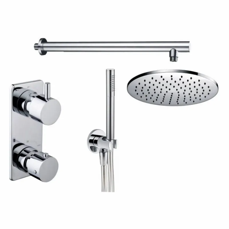 Wiesbaden one-pack inbouwthermostaatset rond type 4 (30cm) Weekendaanbieding