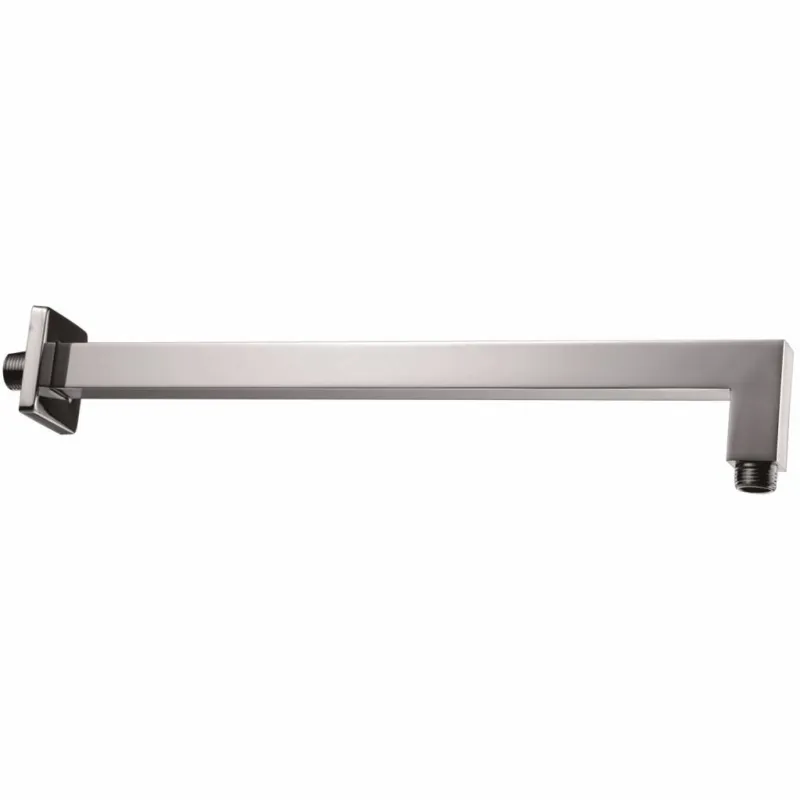 Fabrieksprijs Wiesbaden luxe douche-arm vierkant muurbev.40cm chroom