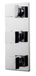 Wiesbaden Rombo afbouwdeel therm. 3 weg chroom Betrouwbaar