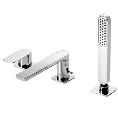 Superprijs Loft Badmengkraan voor randset LOFT met handdouche antikalk 20016203