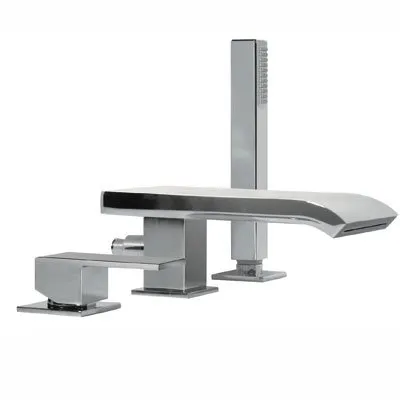 Cuadro Badrandcombinatie CUADRO met waterval en handdouche antikalk 10616102 Voordeelprijs