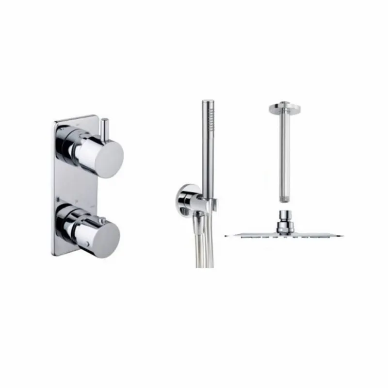 Express Levering One Pack Inbouwthermostaatset Amon Round Type 20 (20Cm Ufo)