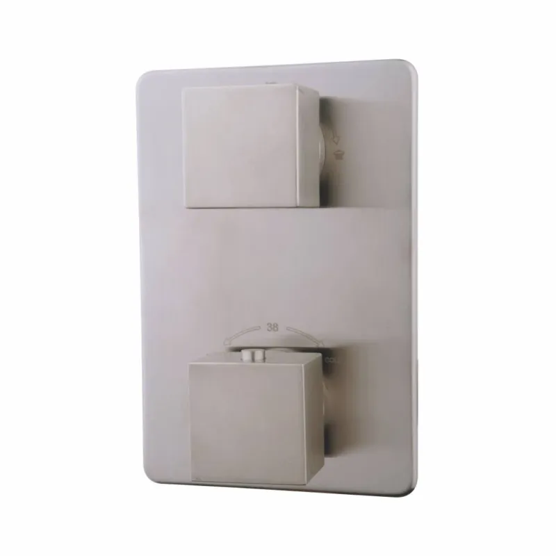 Hete Deal Ceres Square Afbouwdeel Therm. 2 Weg Geborsteld Staal