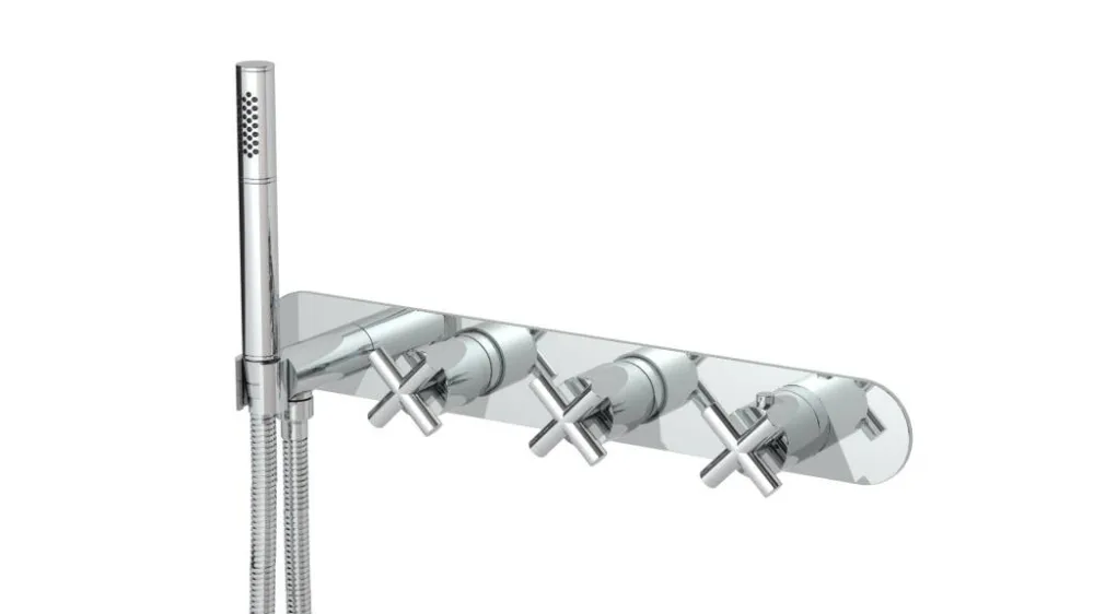 Gratis Retour Chap Inbouw Bad Douche Thermostaat Met 2 Stopkranen 061