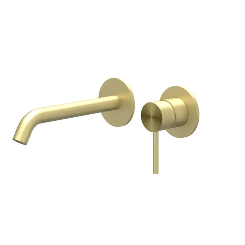Inbouw Wastafelmengkraan IVY Concord 2-gats Coldstart RVS316 Geborsteld Mat Goud PVD Dagaanbieding