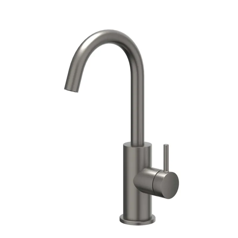 Must-Have Wastafelkraan IVY Bond Draaibare Uitloop Coldstart Geborsteld Metal Black PVD