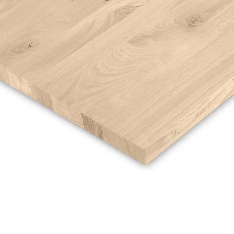 Veilige Betaling eiken paneel Eiken paneel - 4 cm dik (1-laag) - rustiek eikenhout - meubelpaneel (massief) - 122 cm breed - timmerpaneel 8-12% KD - voor binnen - Eiken paneel - Rustiek eiken (B/C) - 4 cm - 200x122 cm