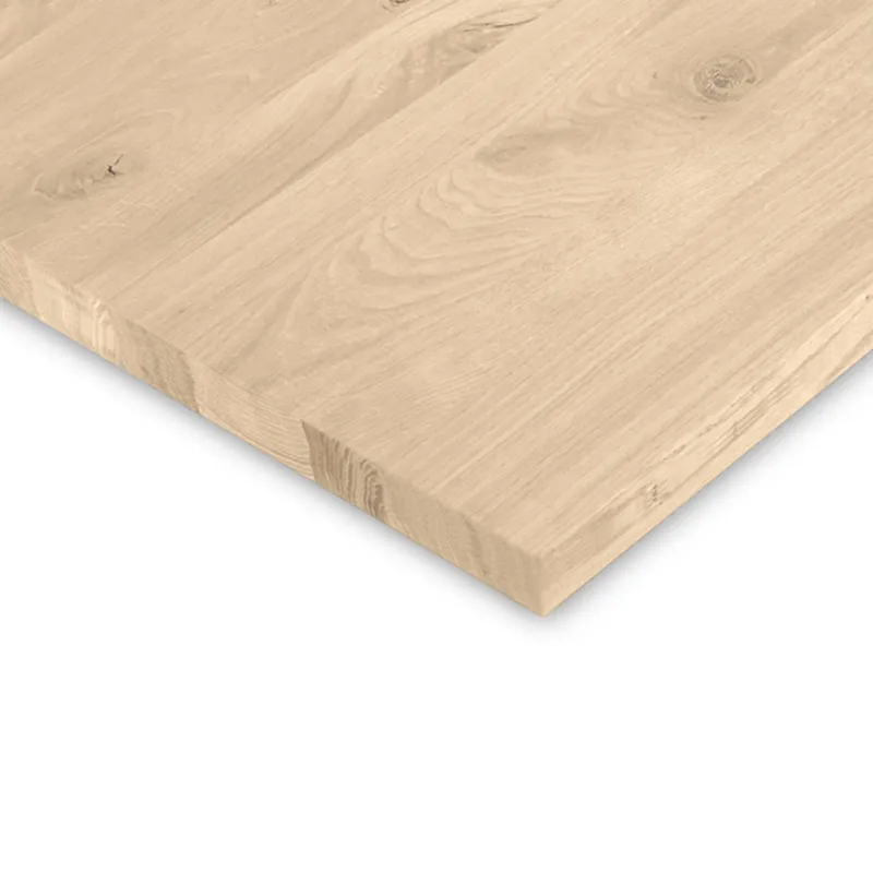 Dagaanbieding eiken paneel Eiken paneel brede lamel brede lamel - 4 cm dik (1-laag) - rustiek eikenhout - meubelpaneel (massief) - 121 cm breed - timmerpaneel 8-12% KD - voor binnen - Eiken paneel - Rustiek eiken (B/C) - 4 cm - 181x121 cm