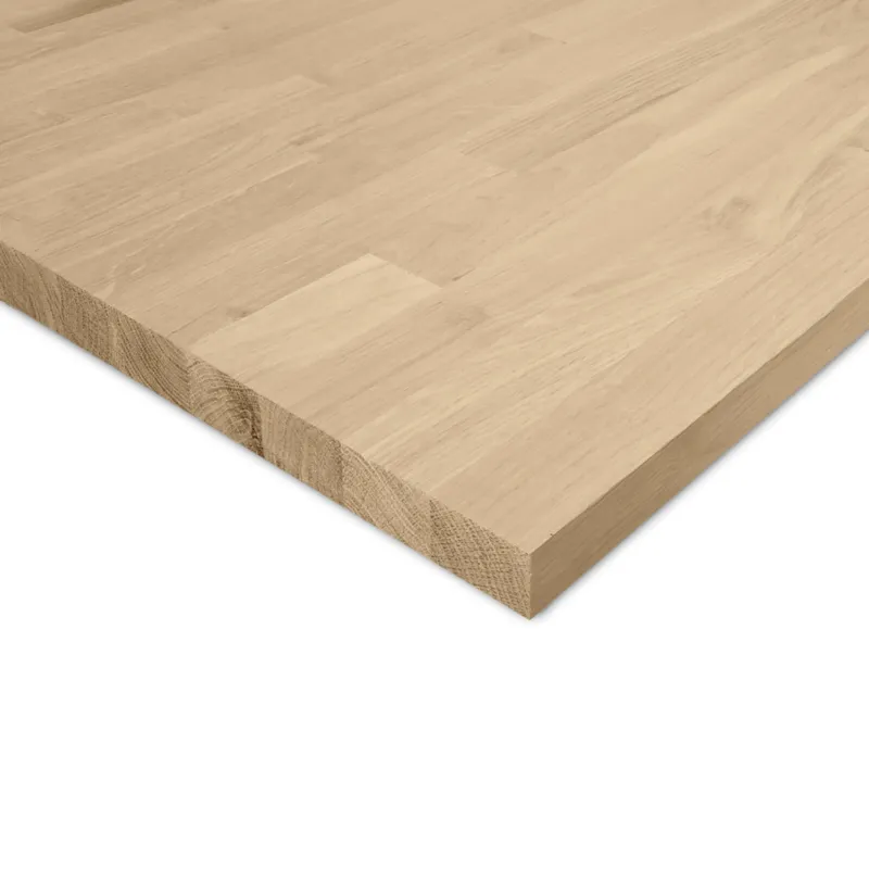 eiken paneel - vingerlas Eiken vingerlas paneel - 4 cm dik (1-laag) - foutvrij eikenhout - gevingerlast meubelpaneel - timmerpaneel 8-12% KD - voor binnen - Eiken paneel - Foutvrij eiken (A/B) - 4 cm - 320x120 cm Nu Kopen