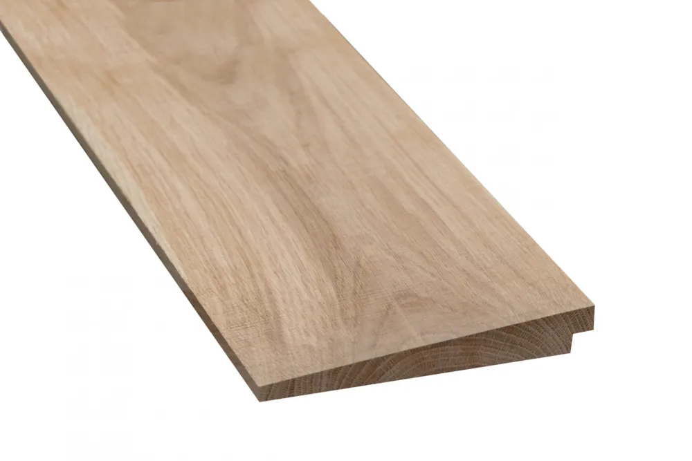 Eiken fijnbezaagd zweeds rabat 27x180mm Fabrieksprijs