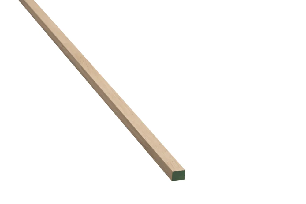 Weekendaanbieding Eiken latten foutvrij geschaafd 20x20x1000mm - 100cm - Geschaafd