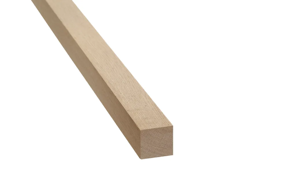Aanbieding Eiken latten foutvrij geschaafd 40x40x1000mm - 100cm - Geschaafd