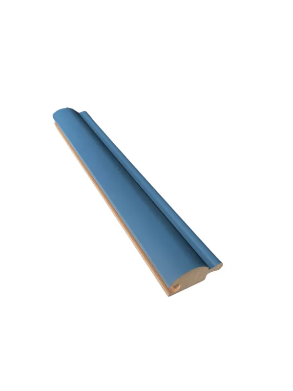 Fabrieksprijs Design lat 22x49x2800 mm half rond blauw