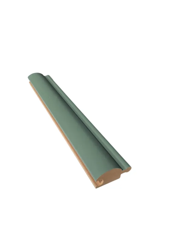 Design lat 22x49x2800 mm half rond groen Tijdelijk Beschikbaar