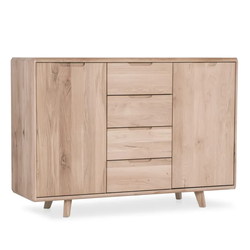 Express Levering Eiken kast Bessi - 130cm
