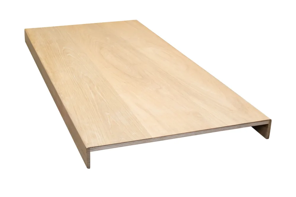 Aanbieding Eiken overzet traptreden foutvrij - 100cm