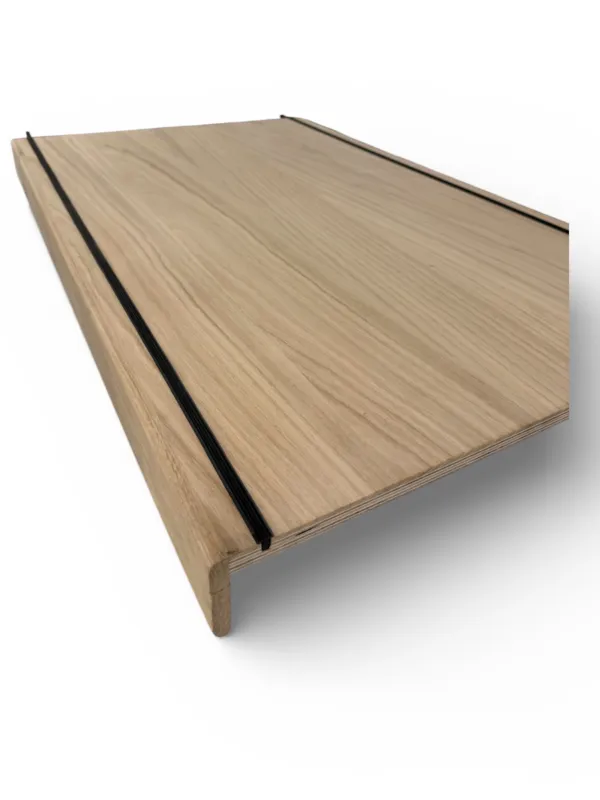 Eiken overzet traptreden foutvrij antislip - 100cm Lage Prijs