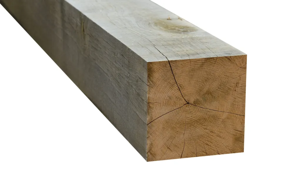 Eiken balk 250×250 mm - 250cm - Fijn bezaagd (standaard ) Rechtstreeks Van De Fabrikant