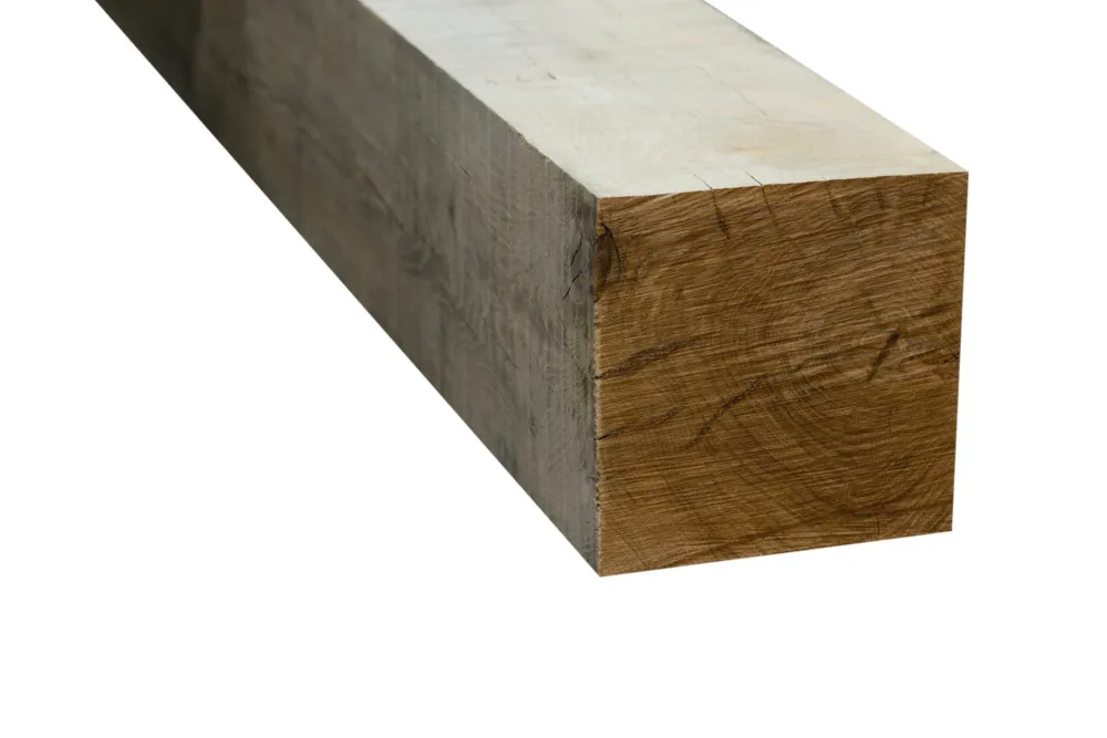 Eiken balk 200×200 mm - 250cm - Fijn bezaagd (standaard ) Hete Deal