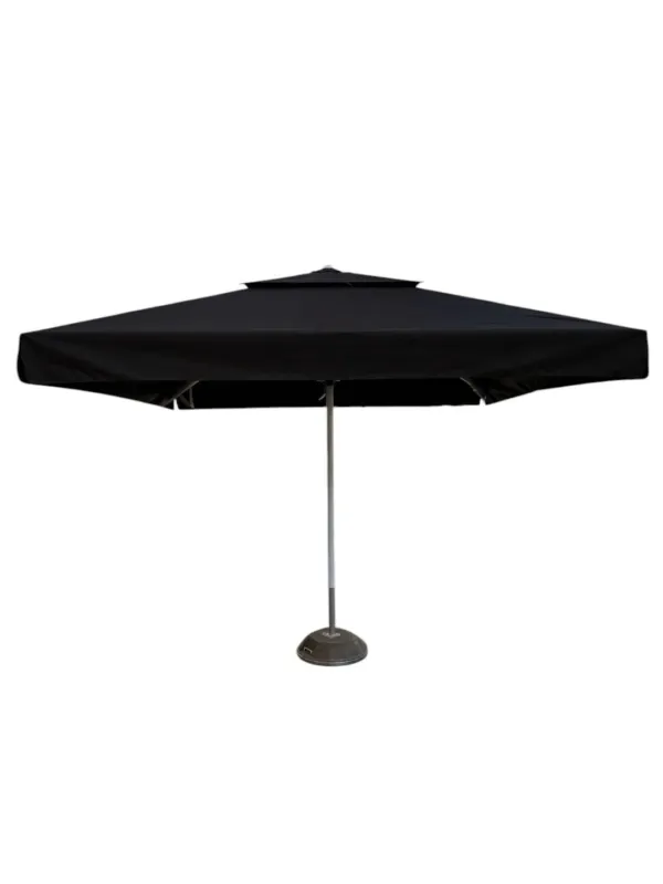 Horeca parasol zwart 350×350 cm Flitsaanbieding