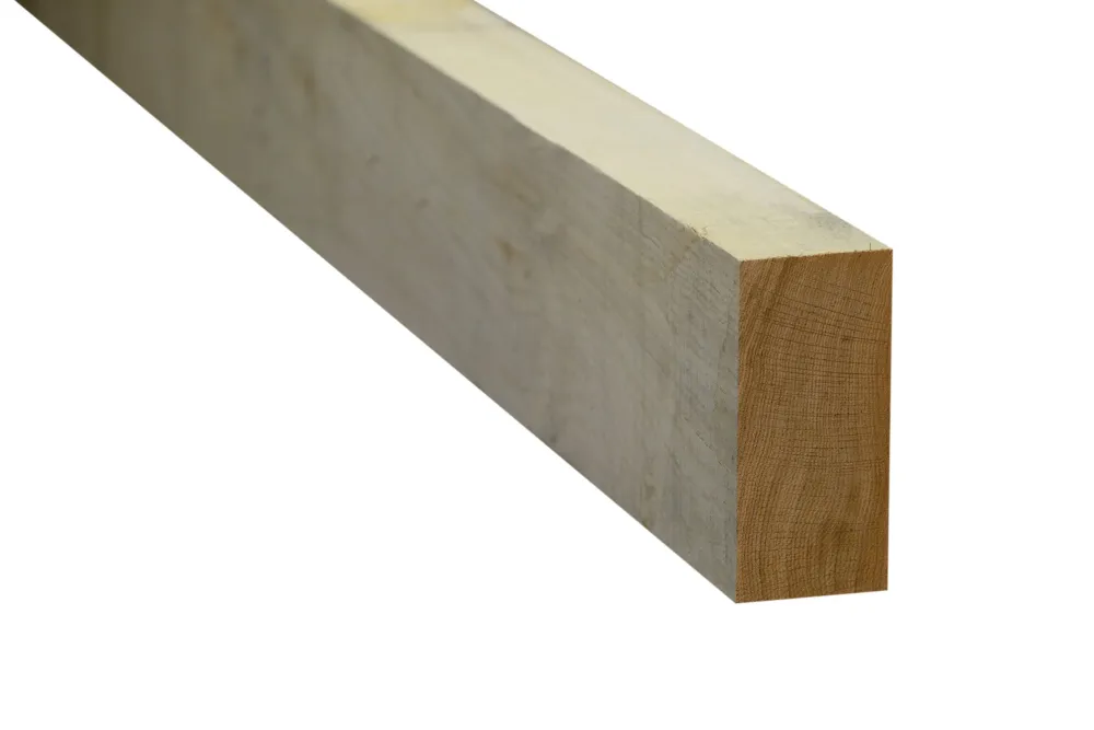 Eiken balk 80×200 mm - 350cm - Fijn bezaagd (standaard ) Lage Kosten