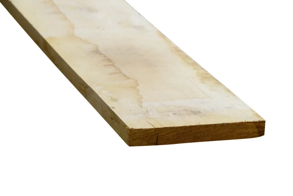 Eikenplank 27x250mm - 300cm - Fijn bezaagd (standaard ) Voordeelprijs
