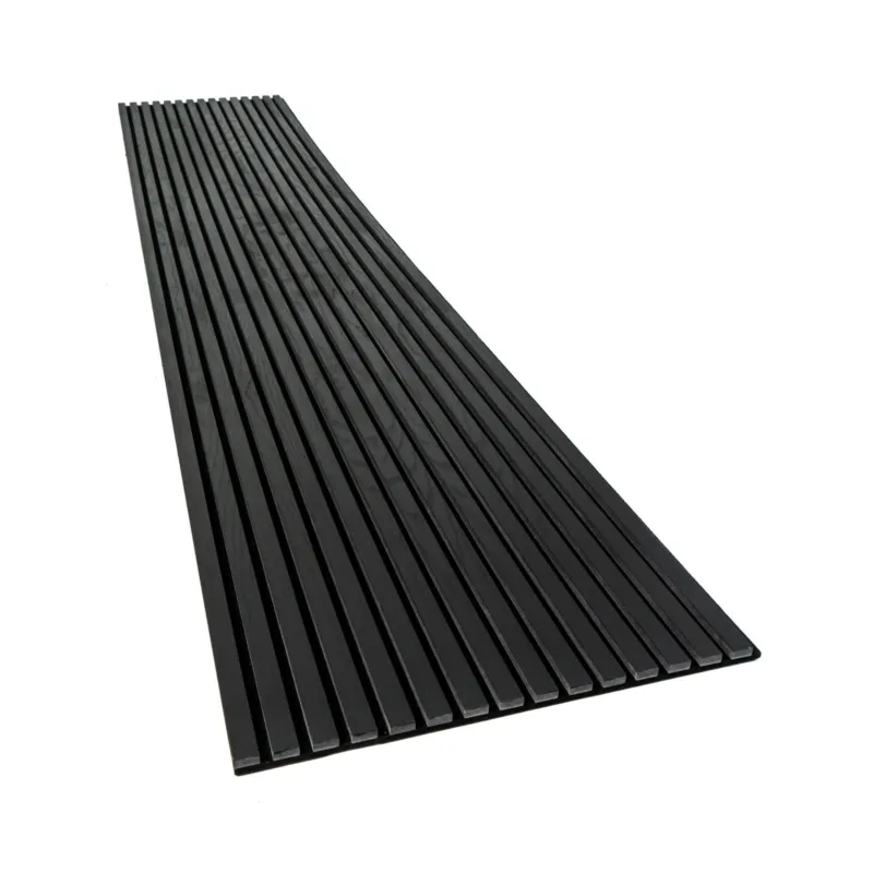 Nieuw Akoestisch paneel nawood eiken black ash 600×3000 mm