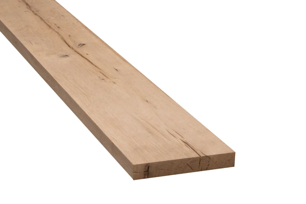 Populair Eiken meubelhout 30x150mm - 200cm - Rustiek AB