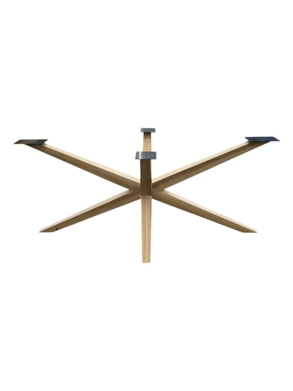 Premium Eiken houten matrix tafelpoot 140×80 cm