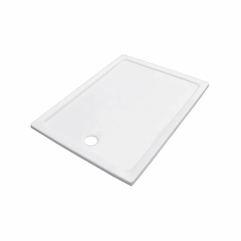 Douchebak VM Go Eden 120x80x3.5cm Acryl Rechthoek Exclusief Potenset Seizoensaanbieding