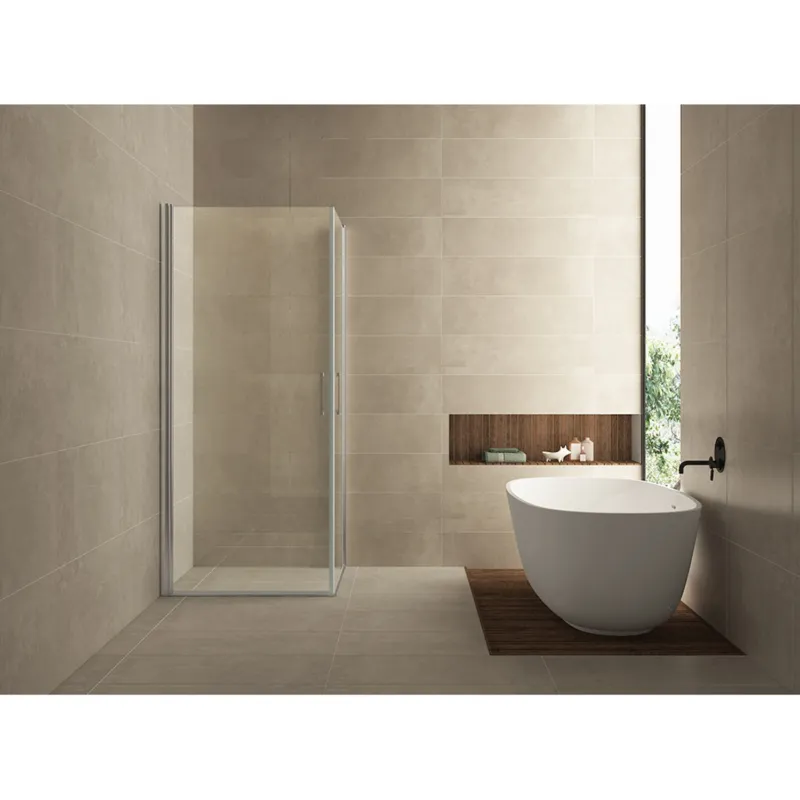 Direct Verzonden Wiesbaden dubbele swingdeur UNI 1000x1000x2000 chr.8mm NANO