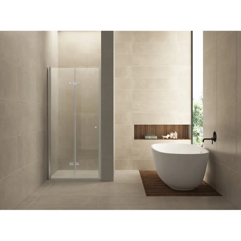 Wiesbaden vouwbare nisdeur 800x2020 links 8mm NANO glas Must-Have