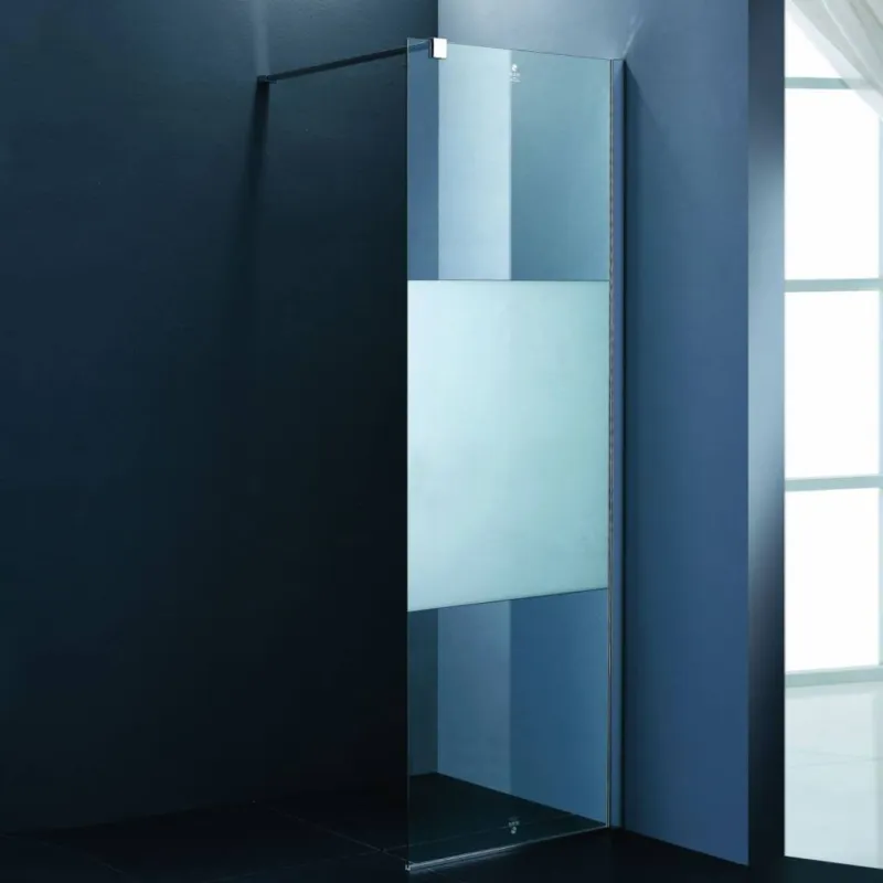 Douchewand Athena 8Mm Met Middenband Nano Coating (Alle Maten) X200 Cm Shop Nu