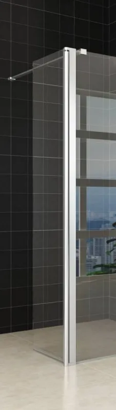 Laatste Kans Zijwand Met Scharnierprofiel 40X200 Cm 10 Mm Glas Met Nano Coating
