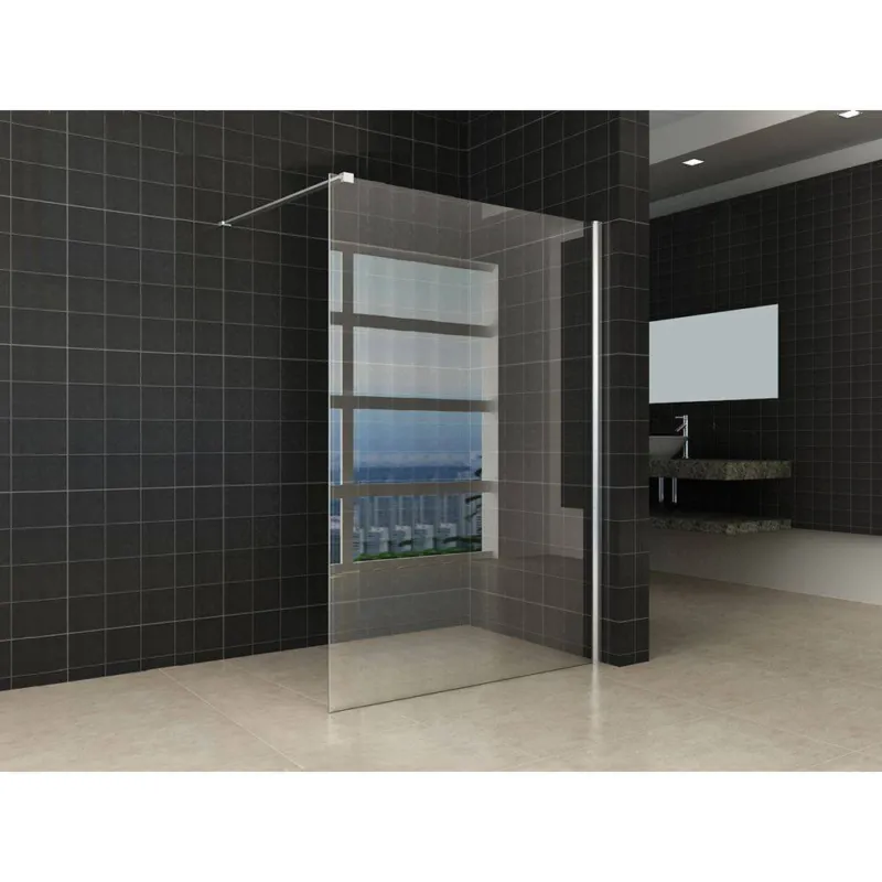 Inloopdouche Met Muurprofiel 130X200 Cm En 10 Mm Nano Anti Kalk Glas Beperkte Voorraad