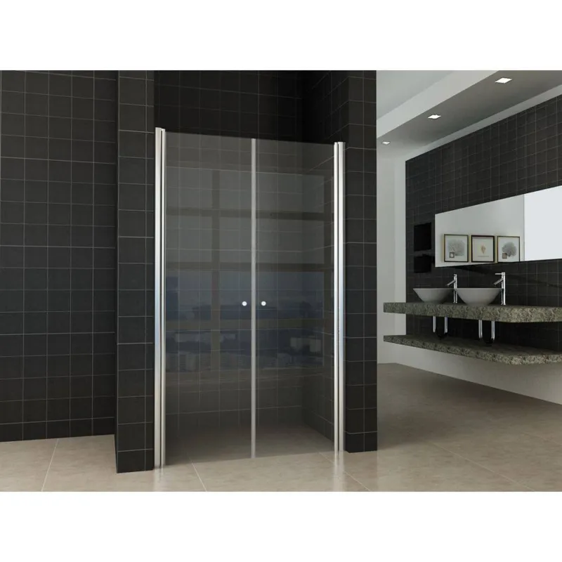 Dubbele Pendel-Nisdeur 120X200 Cm 6 Mm Nano Glas Op = Op