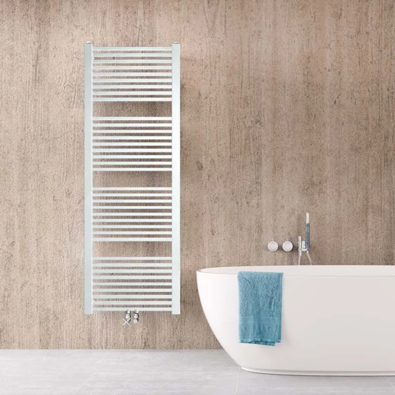 Speciale Aanbieding Designradiator Instamat Rim 170x60 cm 6 Aansl. 1/2" Incl. Wandconsoles Wit