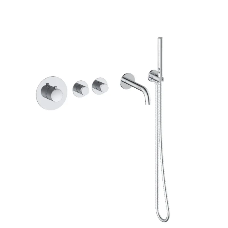 Actieprijs Badset Inbouw Deluxe Sanilux Giles Met Box Thermostaat Chroom