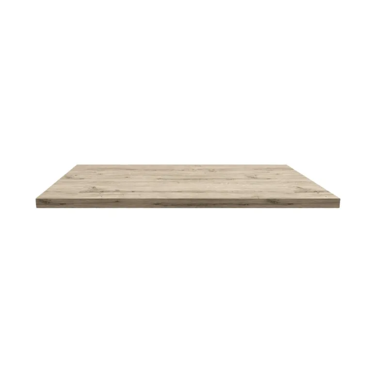 Beperkte Voorraad Wastafelblad BWS Nola 80 cm Licht Hout