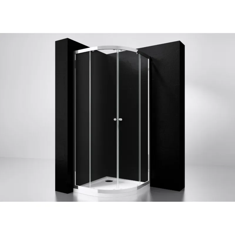 Best-Design "Project" 1/4 Ronde Douchecabine 100x100x190cm Glas 5mm Aluminium Profiel Snelle Levering