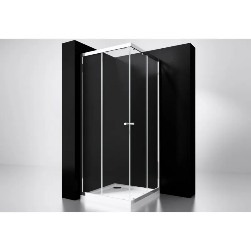 Best-Design "Project" Douche Hoekinstap 100x100x190cm Glas 5mm Aluminium Profiel Finale Uitverkoop